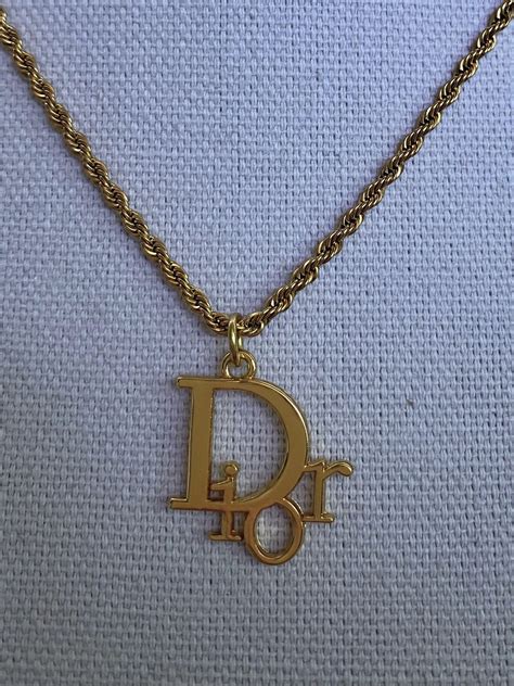 dior repurposed necklace|full name dior necklace.